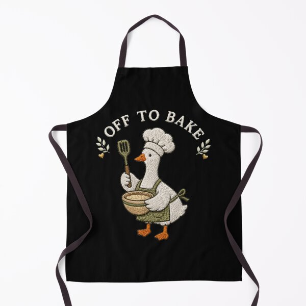 Item preview, Off to Bake Goose Baker, Baking Lover Gift designed and sold by Quiajia.
