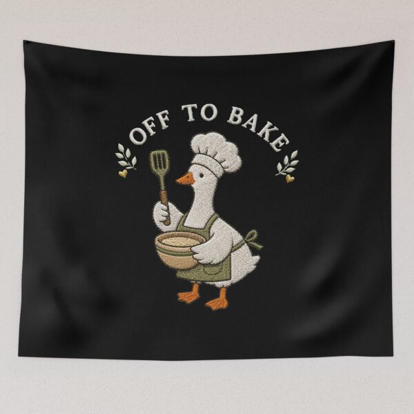 Item preview, Off to Bake Goose Baker, Baking Lover Gift designed and sold by Quiajia.