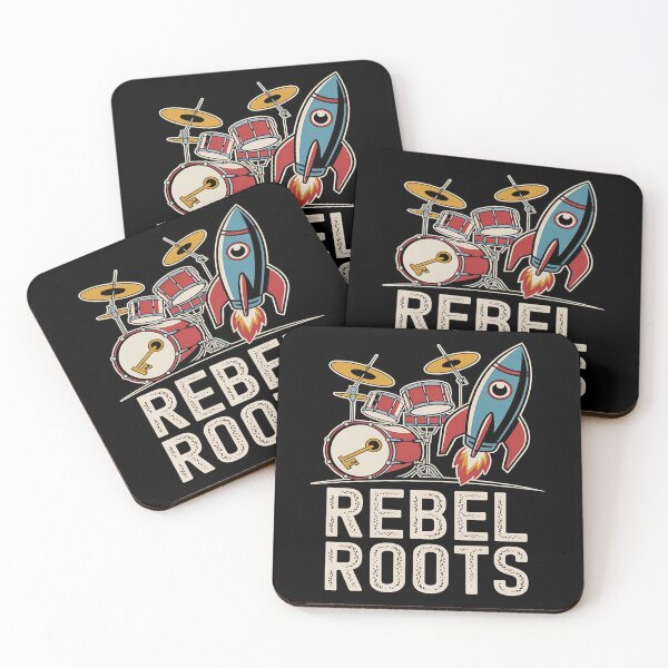 Item preview, Retro Rebel Drummer Band Design designed and sold by Taans-Creation.