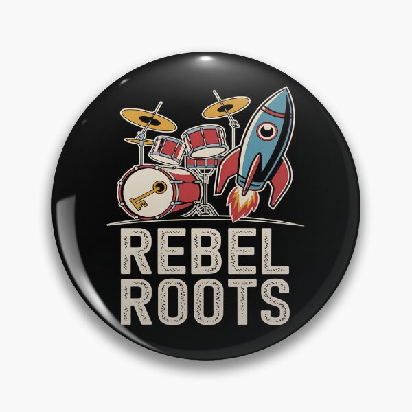 Item preview, Retro Rebel Drummer Band Design designed and sold by Taans-Creation.
