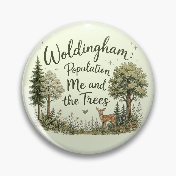 Item preview, Woldingham Population: Me and the Trees | Funny Surrey Woodland Design designed and sold by ThatSurreyLife.