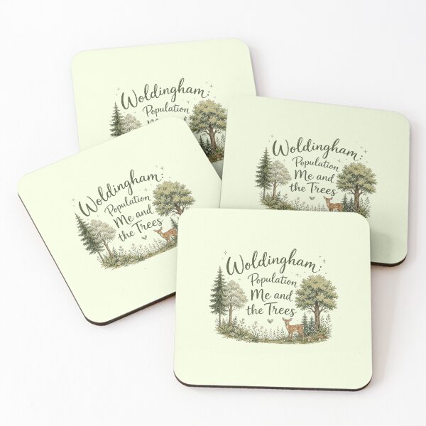 Item preview, Woldingham Population: Me and the Trees | Funny Surrey Woodland Design designed and sold by ThatSurreyLife.