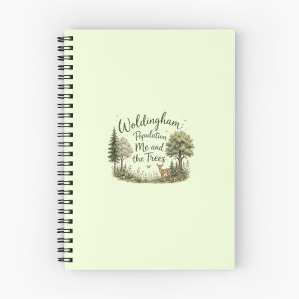 Item preview, Woldingham Population: Me and the Trees | Funny Surrey Woodland Design designed and sold by ThatSurreyLife.