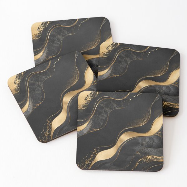 Item preview, Black & Gold Executive Luxury Laptop Sleeve | Modern Abstract Marble designed and sold by Nara8.