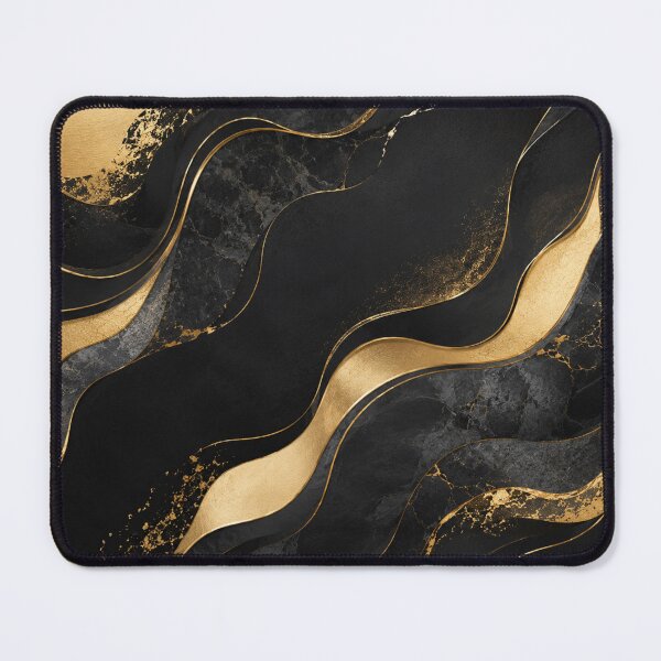 Item preview, Black & Gold Executive Luxury Laptop Sleeve | Modern Abstract Marble designed and sold by Nara8.