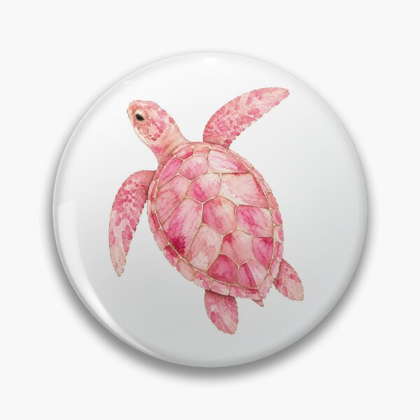 Item preview,  Blush Pink Sea Turtle with Gold Accents designed and sold by SOUFIANE1991.