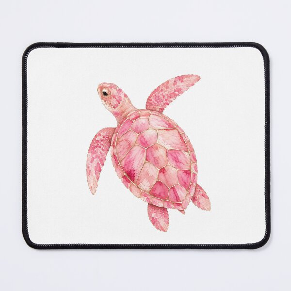 Item preview, Blush Pink Sea Turtle with Gold Accents designed and sold by SOUFIANE1991.