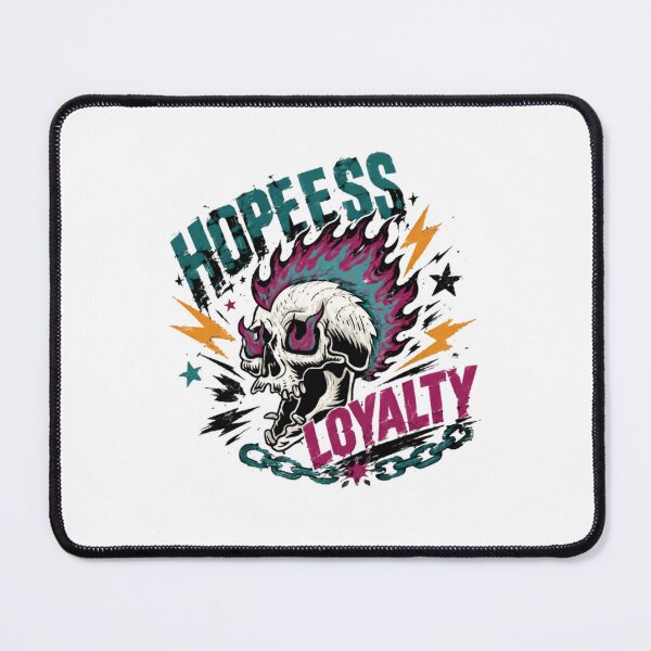 Item preview, Hopeess Loyalty Skull Rebel Biker Rocker Fan Goth Alternative designed and sold by RetroMini2026.
