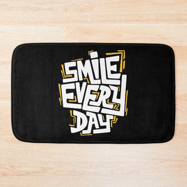 Item preview, Smile Every Day Graffiti Typography Inspirational Quote designed and sold by mrhighsky.