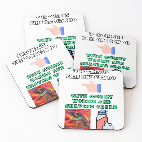 Item preview, The things this one can do with gummy worms and shaving cream designed and sold by Goode-sense2025.