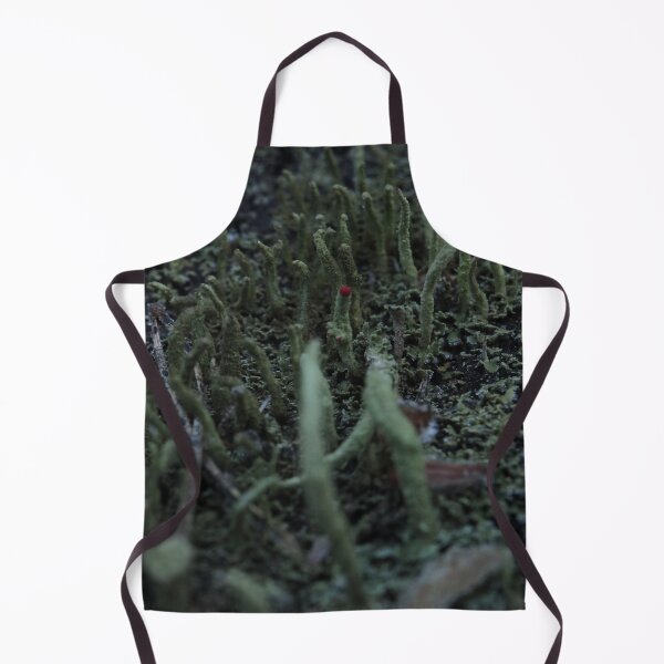Item preview, British Soldier Lichen with Red Tip Forest Macro designed and sold by vikko-art.