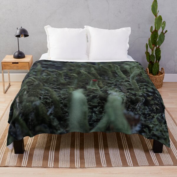 Item preview, British Soldier Lichen with Red Tip Forest Macro designed and sold by vikko-art.