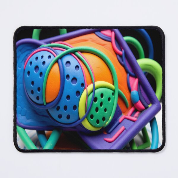 Item preview, retro fusion C colorful geometric abstract design designed and sold by SmashingDeals.