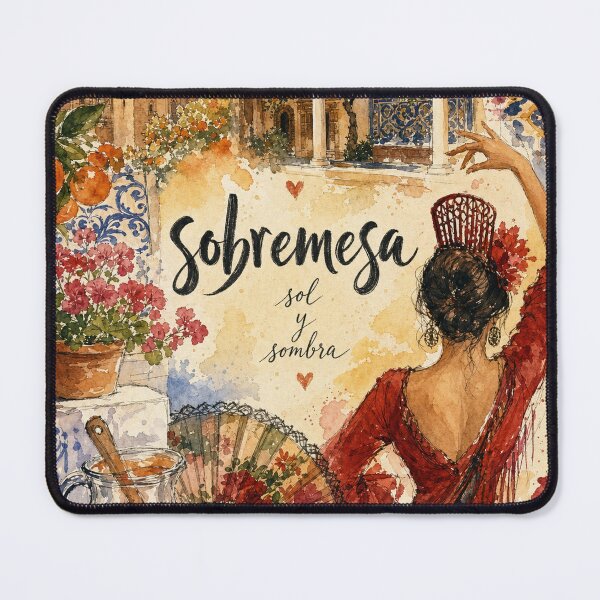 Item preview, Watercolor Seville Spain - Sobremesa Travel Art Collage designed and sold by VisualArtsOasis.