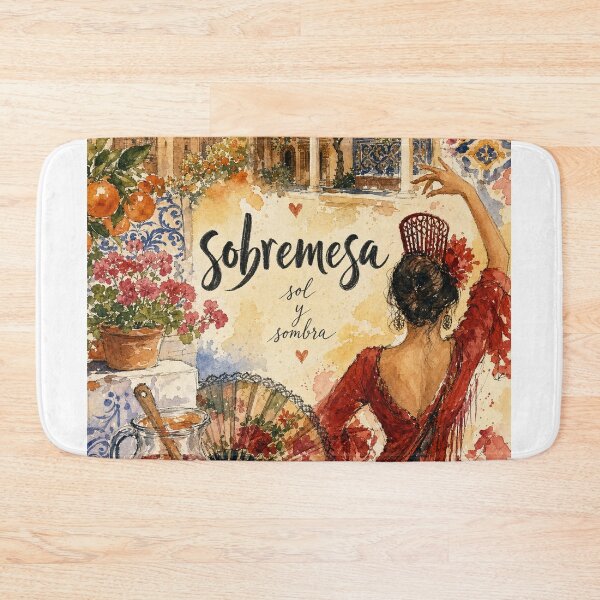 Item preview, Watercolor Seville Spain - Sobremesa Travel Art Collage designed and sold by VisualArtsOasis.