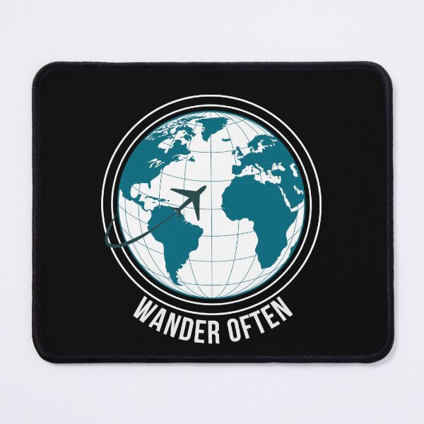 Item preview, Wander Often Travel Globe Airplane Adventure Design designed and sold by MadeByMira.