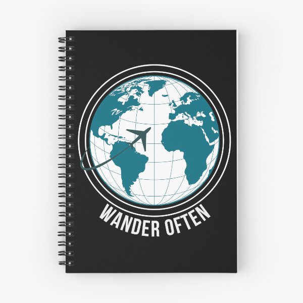 Item preview, Wander Often Travel Globe Airplane Adventure Design designed and sold by MadeByMira.