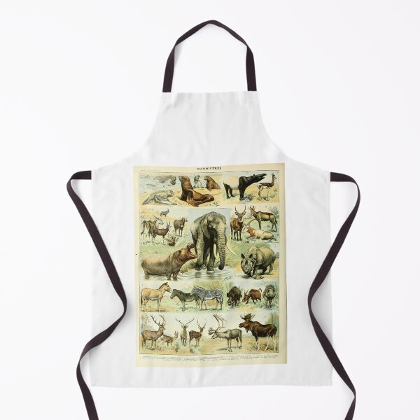 Item preview, Vintage Mammals Mammifères Animal Educational Poster Adolphe Millot designed and sold by TeeARTHY.