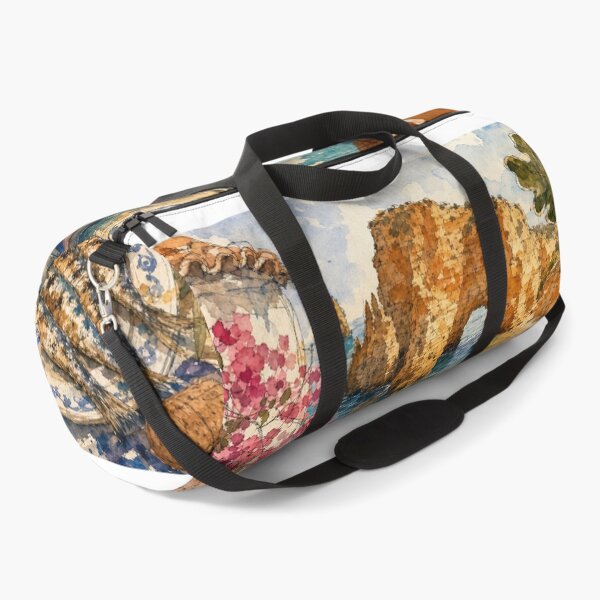 Item preview, Boa Vida Algarve Portugal - Watercolor Travel Collage designed and sold by VisualArtsOasis.