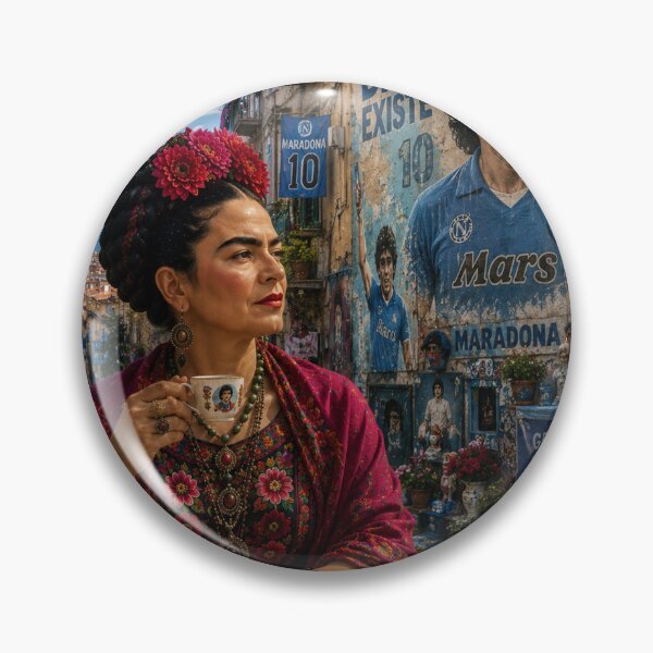 Item preview, Napoles Maradona Frida Kahlo designed and sold by Muycote.