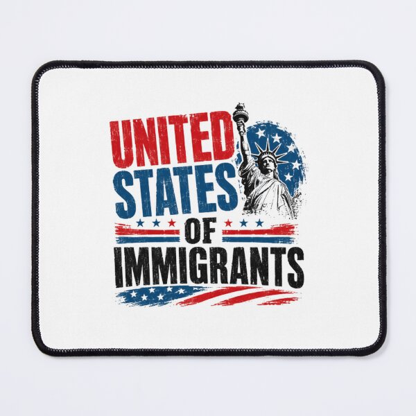 Item preview, United States Of Immigrants American Pride Immigration Advocate designed and sold by RetroMini2026.