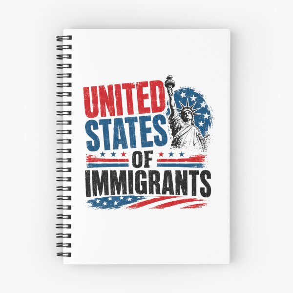 Item preview, United States Of Immigrants American Pride Immigration Advocate designed and sold by RetroMini2026.