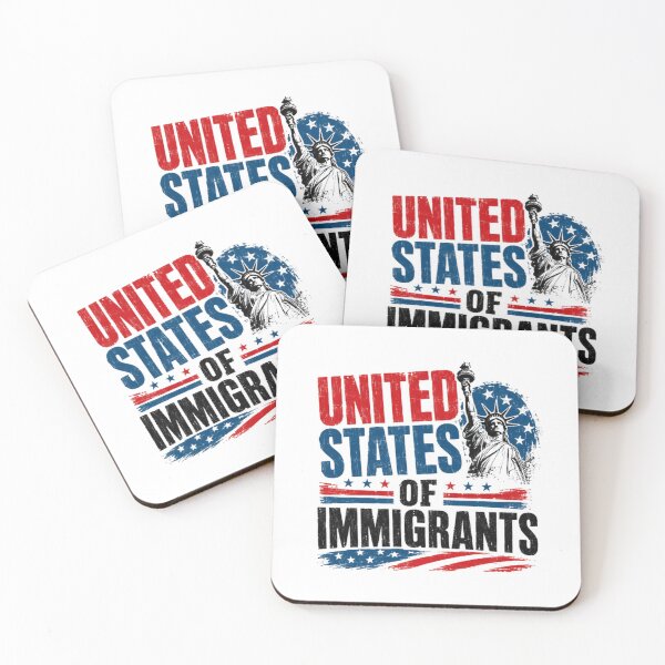 Item preview, United States Of Immigrants American Pride Immigration Advocate designed and sold by RetroMini2026.