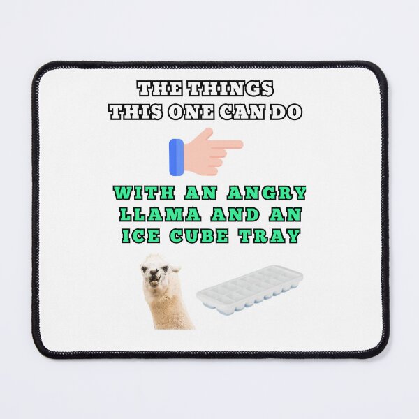 Item preview, The things this one can do with an angry llama and an ice cube tray designed and sold by Goode-sense2025.