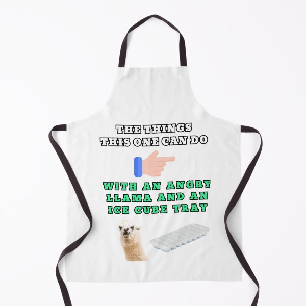 Item preview, The things this one can do with an angry llama and an ice cube tray designed and sold by Goode-sense2025.