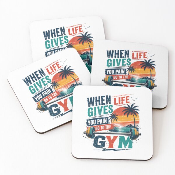 Item preview, When Life Gives You Pain Go To The Gym Fitness Motivation Gym Lover Workout designed and sold by RetroMini2026.