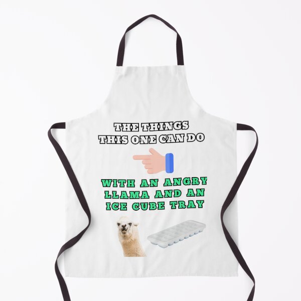 Item preview, The things this one can do with an angry llama and an ice cube tray designed and sold by Goode-sense2025.