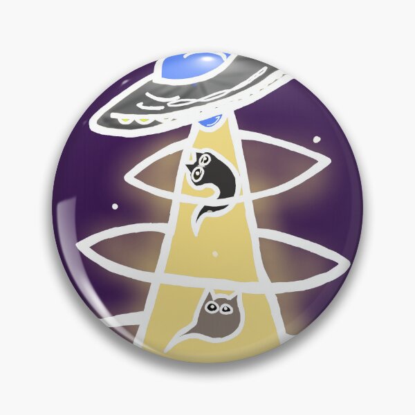 Item preview, Abducted Cats and UFO designed and sold by BeMore2222.