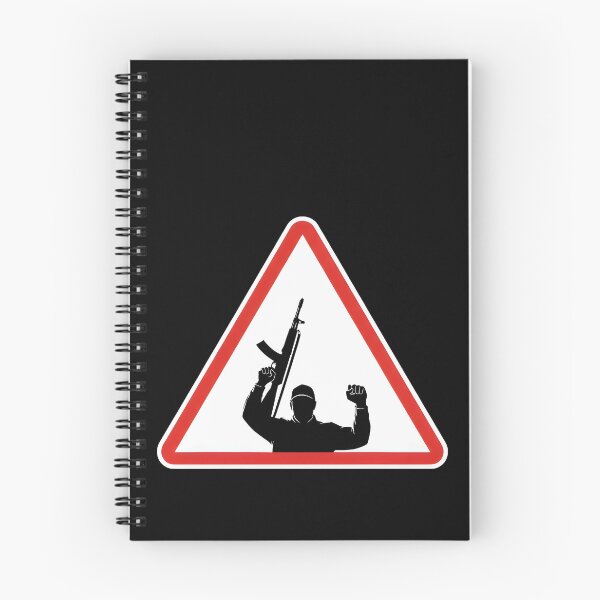 Item preview, Armed Figure Warning Sign designed and sold by charleevanero.