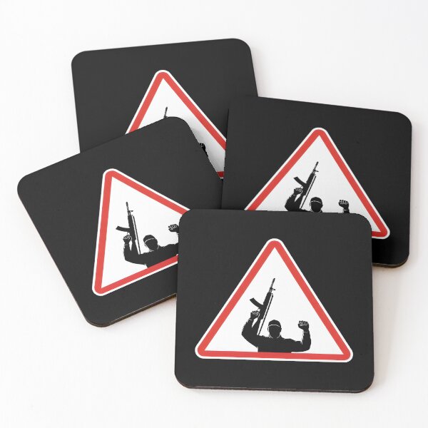 Item preview, Armed Figure Warning Sign designed and sold by charleevanero.