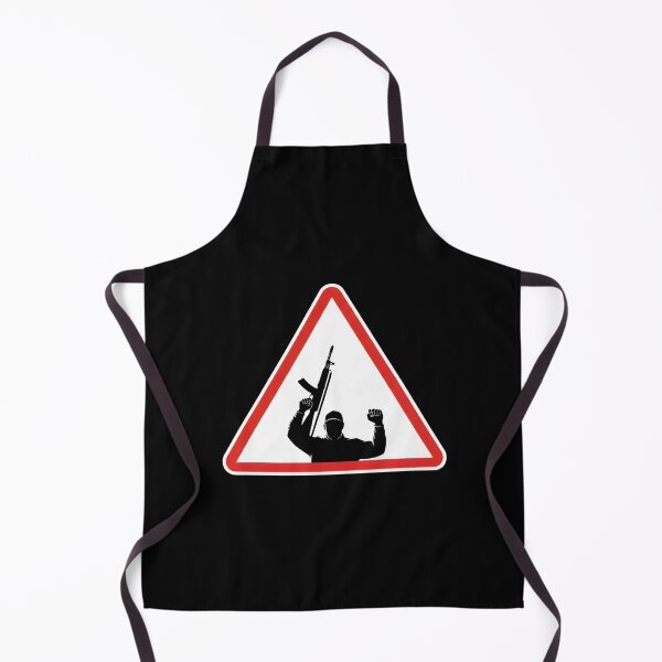 Item preview, Armed Figure Warning Sign designed and sold by charleevanero.