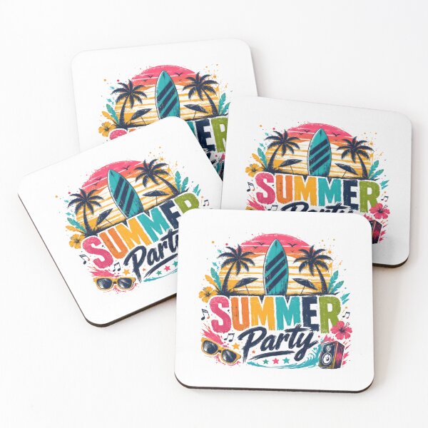 Item preview, Summer Party Beach Surfing Vacation Tropical designed and sold by RetroMini2026.