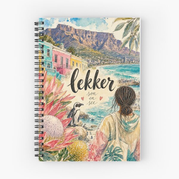 Item preview, Lekker Cape Town - South Africa Hand Painted Watercolor Art designed and sold by VisualArtsOasis.