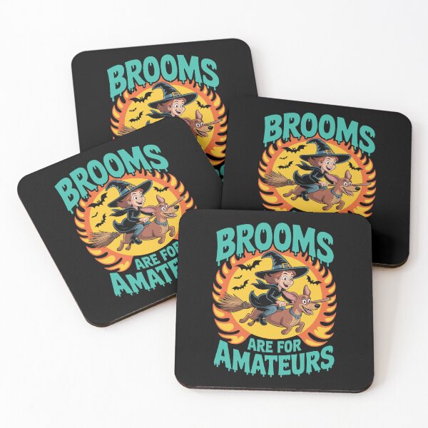 Item preview, BROOMS ARE FOR AMATEURS designed and sold by jkrphoto.
