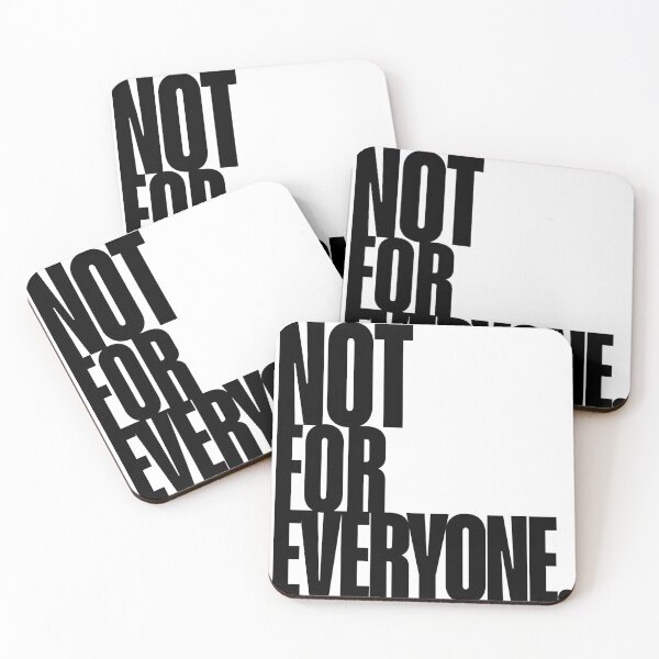Item preview, Not for everyone Quote Art designed and sold by Magic Love Art Print.