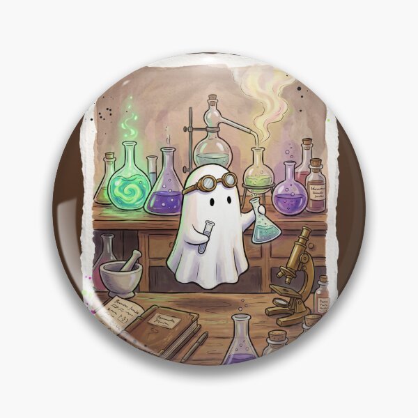 Item preview, Scientist Potion Ghost designed and sold by Roy & Tiffany.