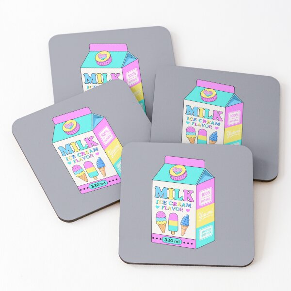 Item preview, Kawaii Ice Cream Milk Carton | Cute Pastel Cartoon Summer Tee designed and sold by Aimetoi.