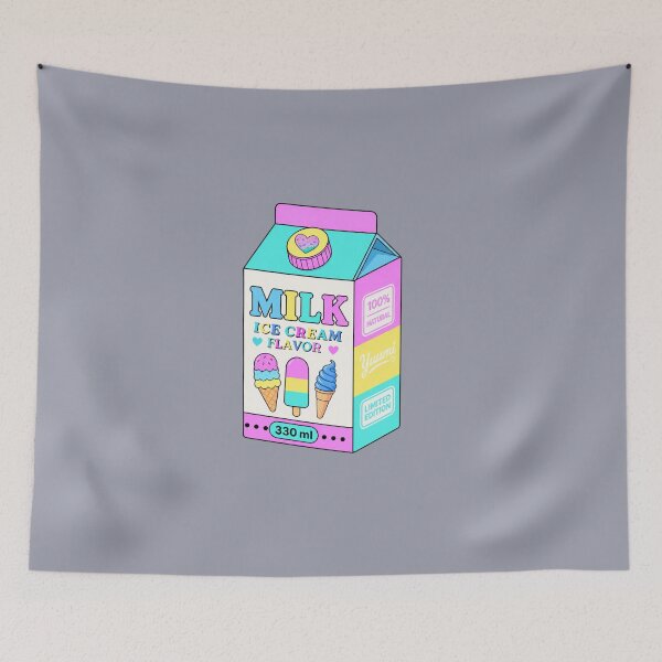 Item preview, Kawaii Ice Cream Milk Carton | Cute Pastel Cartoon Summer Tee designed and sold by Aimetoi.