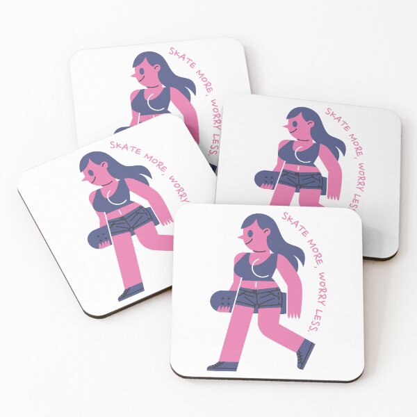 Item preview, Skate more, worry less. designed and sold by monkik.