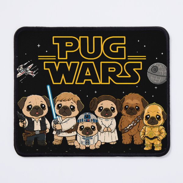 Item preview, Pug Wars: Movie Parody designed and sold by Le-Freak.