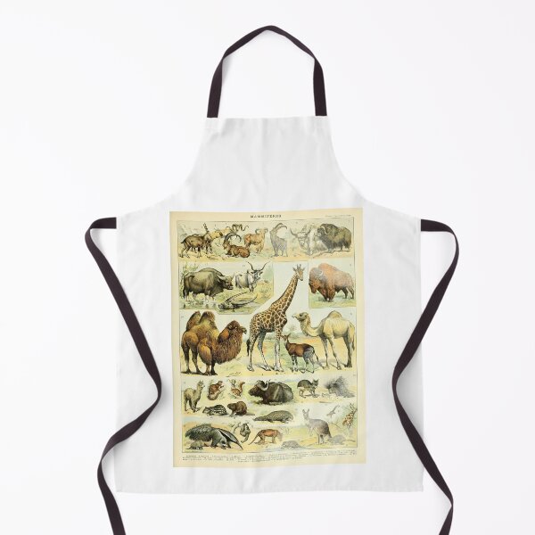Item preview, Vintage Mammals Chart Giraffe Camel Wildlife designed and sold by TeeARTHY.
