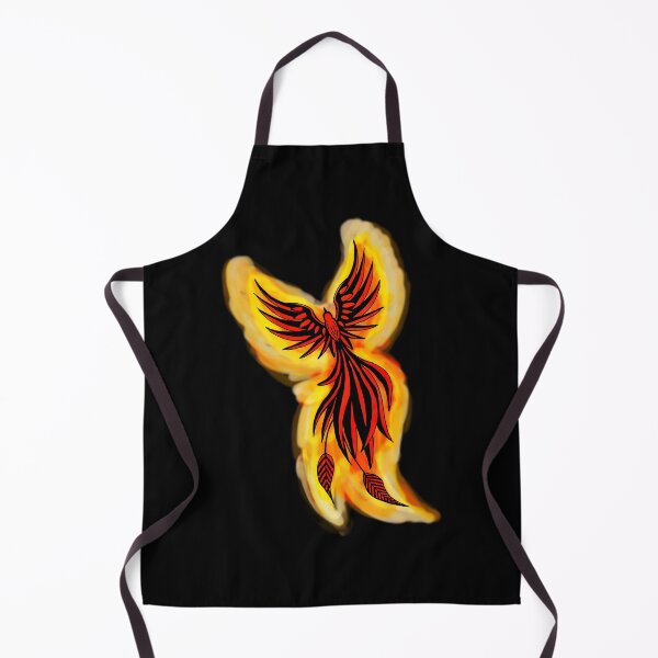 Item preview, Red Flame Phoenix - Classic Mystical Firebird Art designed and sold by URSM.
