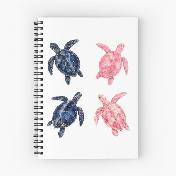 Item preview,  Blush Pink Sea Turtle with Gold Accents designed and sold by SOUFIANE1991.