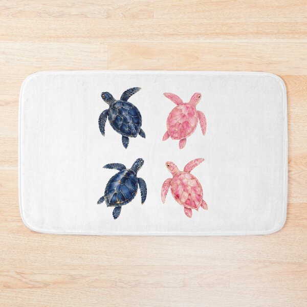 Item preview,  Blush Pink Sea Turtle with Gold Accents designed and sold by SOUFIANE1991.