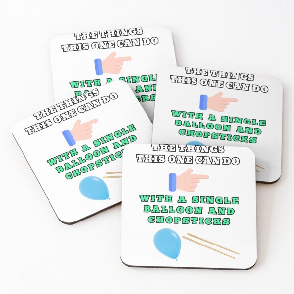 Item preview, The things this one can do with a single balloon and chopsticks designed and sold by Goode-sense2025.