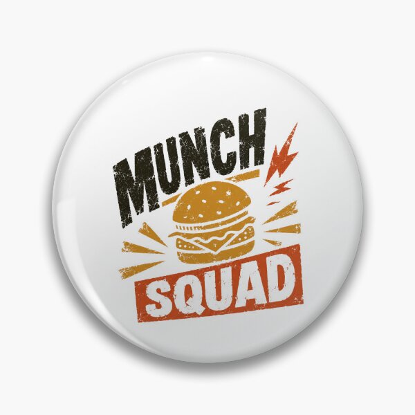 Item preview, Munch Squad Burger Foodie Friends Eating Team designed and sold by RetroMini2026.